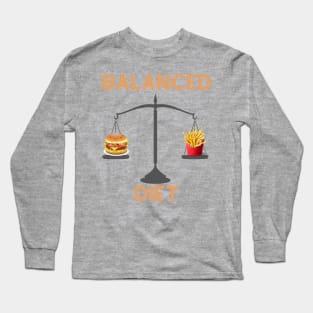 Balanced diet Long Sleeve T-Shirt